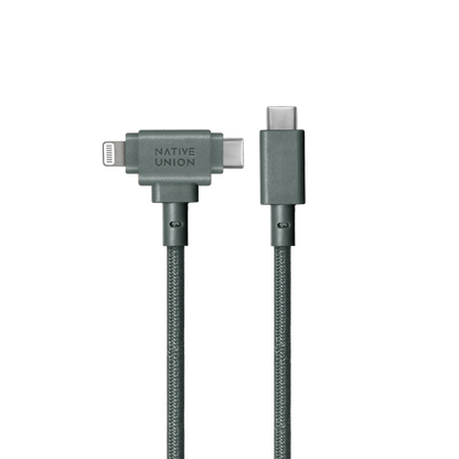 Belt Cable Duo (USB-C to USB-C & Lightning)