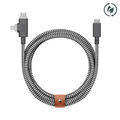 Belt Cable Duo Pro 240W (USB-C to USB-C & Lightning)