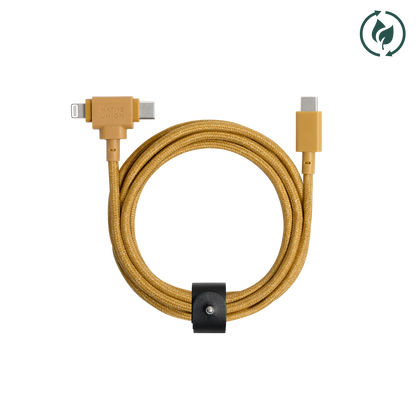 Belt Cable Duo (USB-C to USB-C & Lightning)