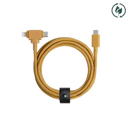 Belt Cable Duo (USB-C to USB-C & Lightning)