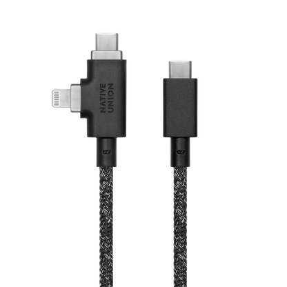 Belt Cable Duo Pro 240W (USB-C to USB-C & Lightning)