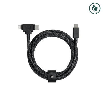 Belt Cable Duo (USB-C to USB-C & Lightning)