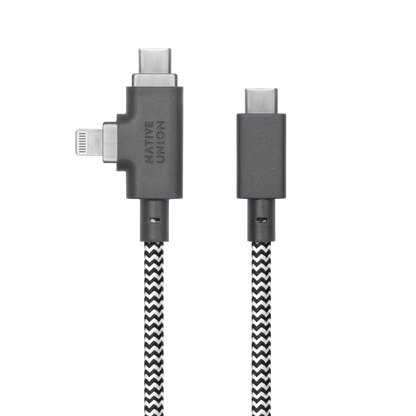 Belt Cable Duo Pro 240W (USB-C to USB-C & Lightning)
