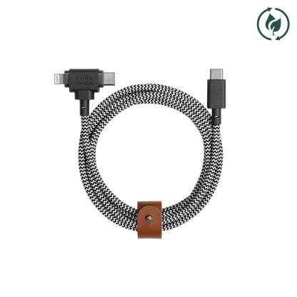 Belt Cable Duo (USB-C to USB-C & Lightning)